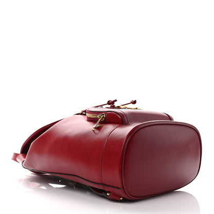 Gucci Boarded Plutone Calfskin Horsebit 1955 Single Buckle Backpack New Cherry Red 4 of 11