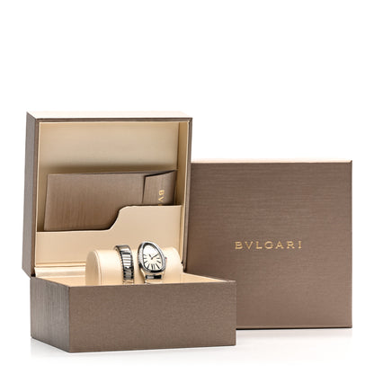 Bulgari Stainless Steel Diamond Bezel 35mm Serpenti Tubogas Quartz Watch 5 of 5