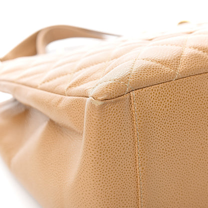 Chanel Caviar Quilted Grand Shopping Tote GST Beige 8 of 14