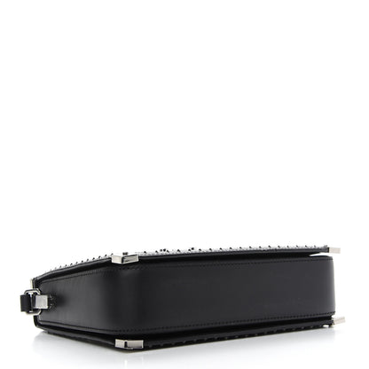 MCM Calfskin Polke Stud Rombi Mini Mitte Crossbody White Black 4 of 10