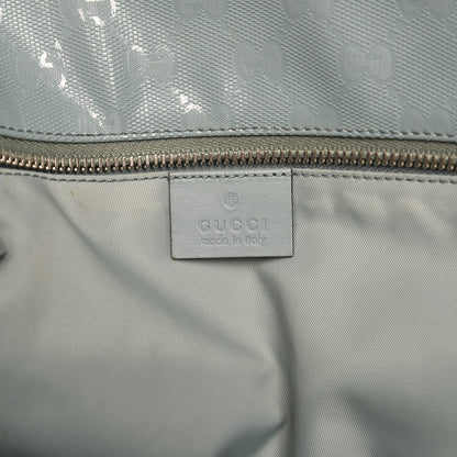 Gucci Imprime Monogram Medium Zippered Shopping Tote Light Blue 6 of 14
