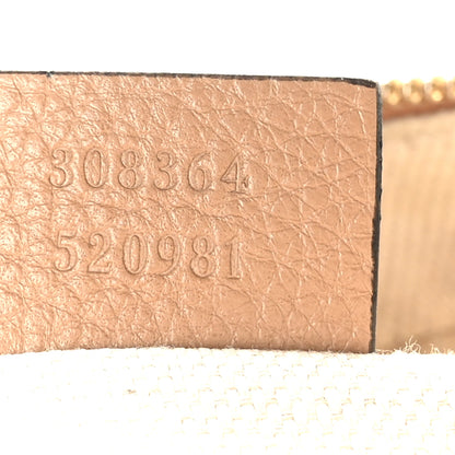 Gucci Pebbled Calfskin Small Soho Disco Bag Camelia 7 of 10