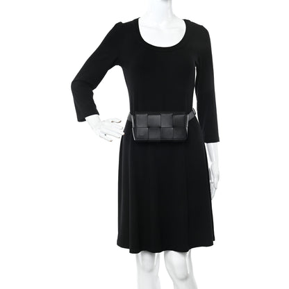 Bottega Veneta Nappa Maxi Intreccio The Belt Cassette Bag Black 2 of 11