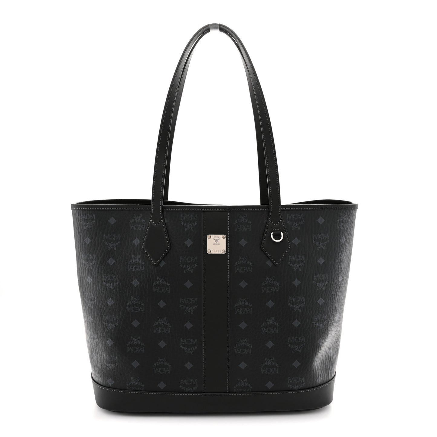 Visetos Medium New Liz Shopper Tote Black