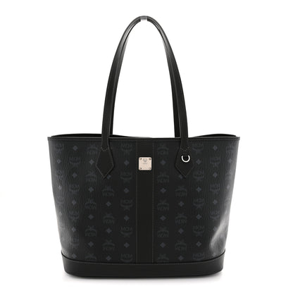 MCM Visetos Medium New Liz Shopper Tote Black 1 of 11