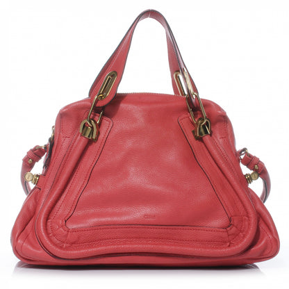 Chloe Calfskin Medium Paraty Scarlet Red 1 of 8