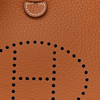 Hermes Taurillon Clemence Amazone Evelyne TPM Gold 8 of 11