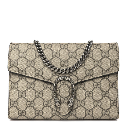 Gucci GG Supreme Monogram Mini Dionysus Chain Wallet Beige Pink 1 of 9