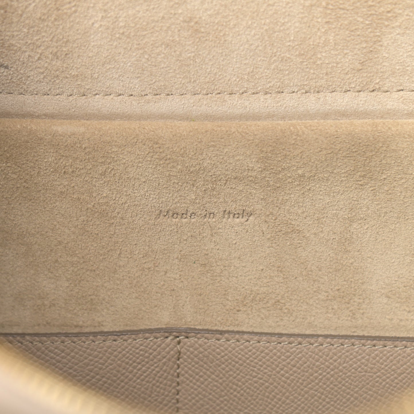 Grained Calfskin Mini Belt Bag Light Taupe