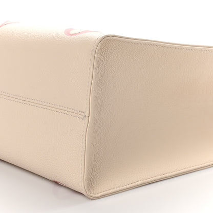 Louis Vuitton Empreinte Monogram Giant Onthego MM Creme Rose Trianon 8 of 8