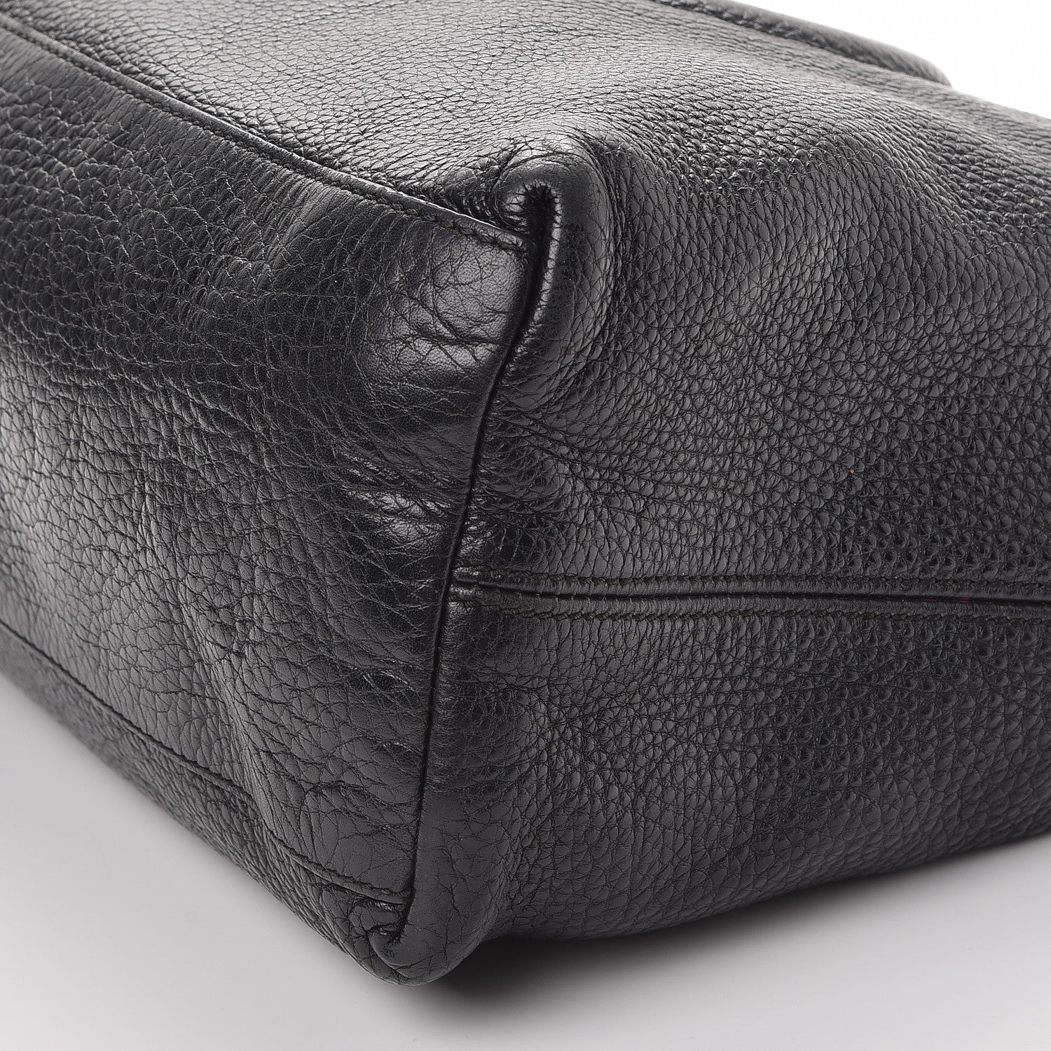 Gucci Pebbled Calfskin Medium Soho Chain Shoulder Bag Black 13 of 13