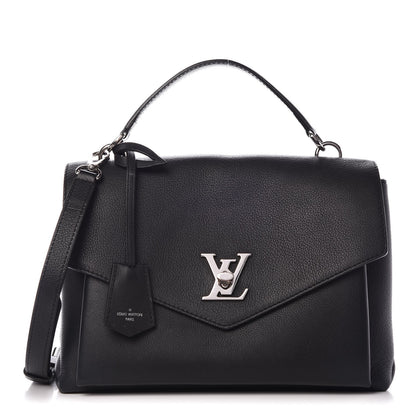 Louis Vuitton Soft Calfskin My Lockme Top Handle Black 1 of 8