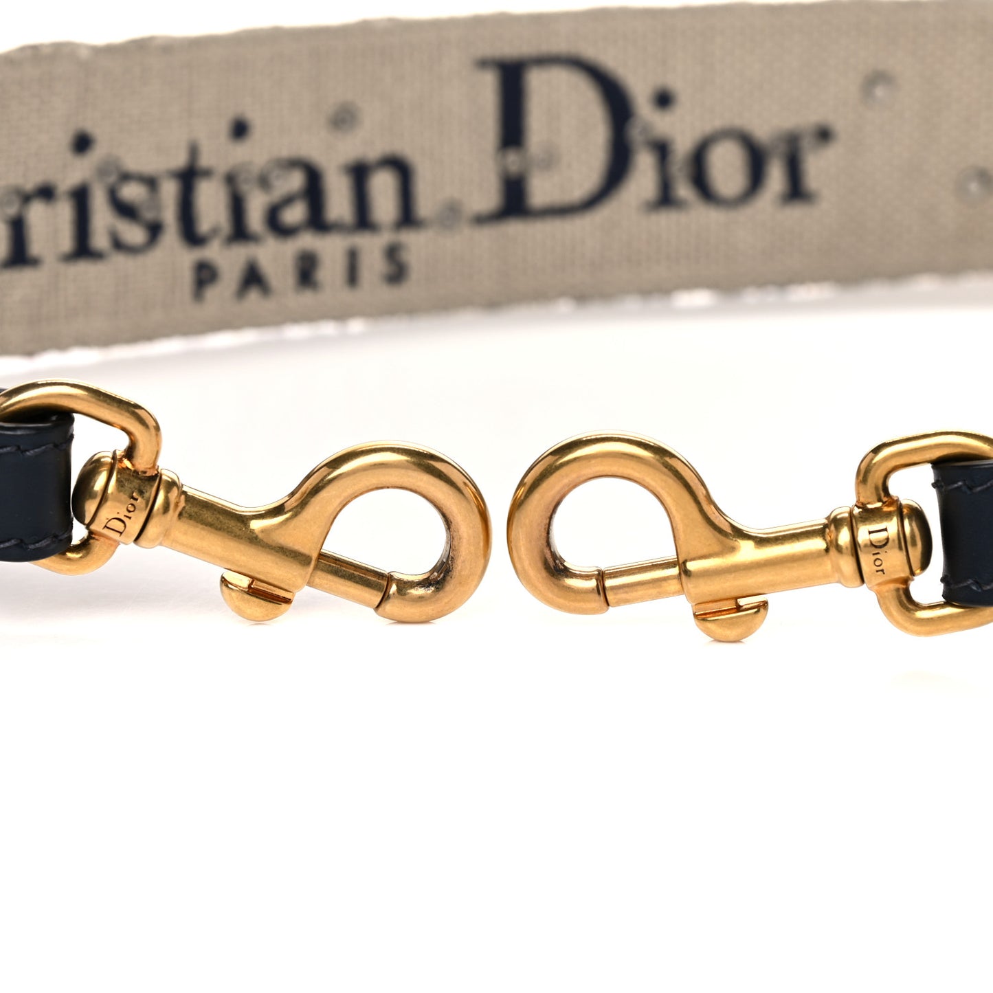 Oblique Studded Shoulder Strap Blue