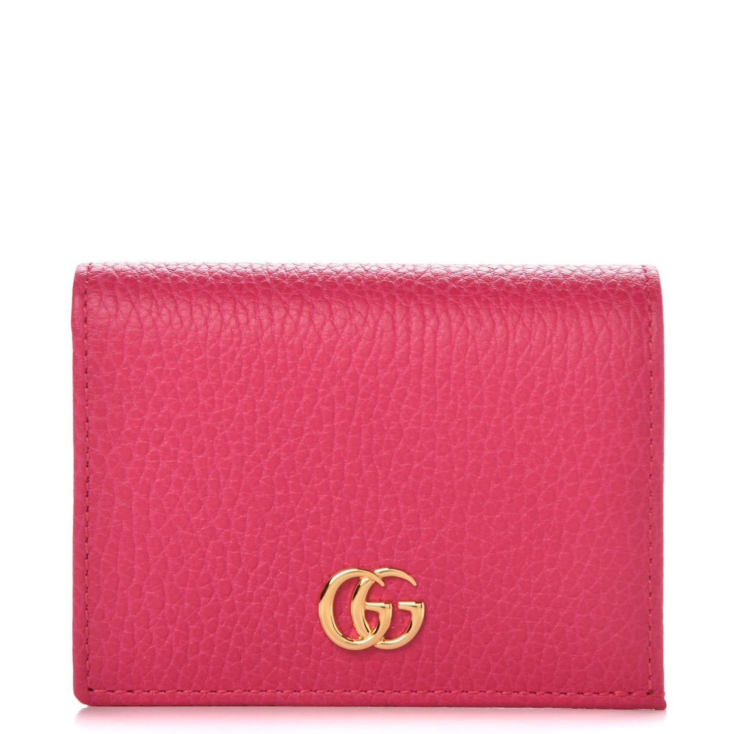 Dollar Calfskin GG Marmont Card Case Box Pink