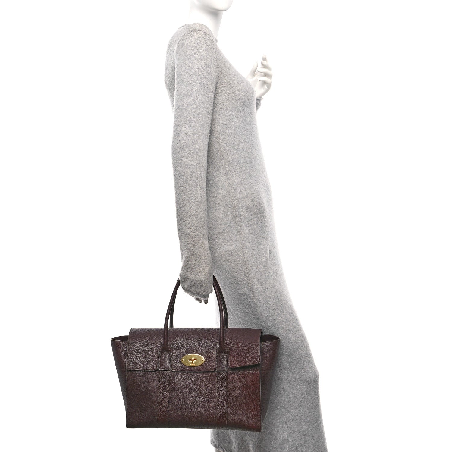 Mulberry Grain Vegetable Tanned Calfskin Bayswater Oxblood 2 of 11