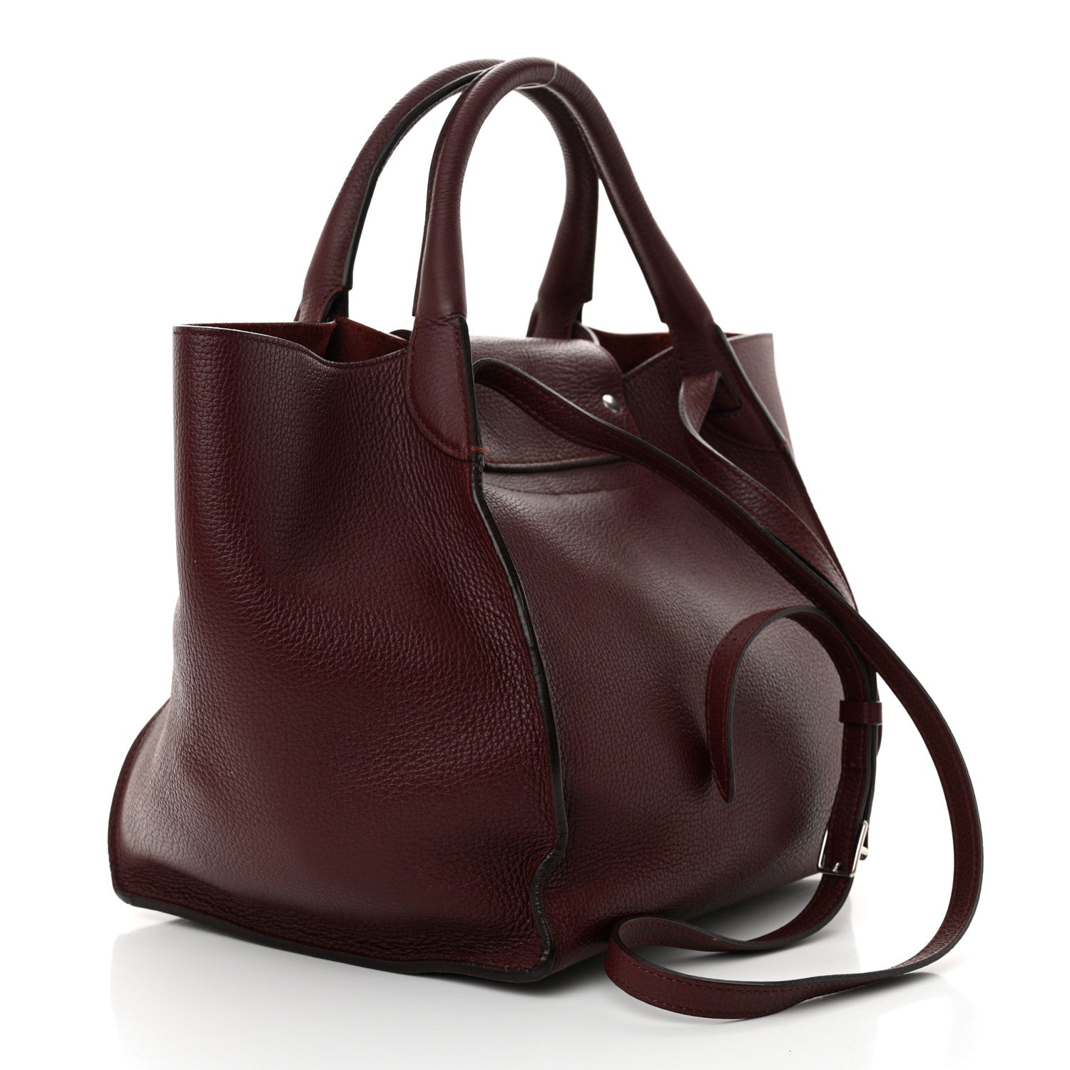 Celine Supple Grained Calfskin Small Big Bag Wine 3 of 13