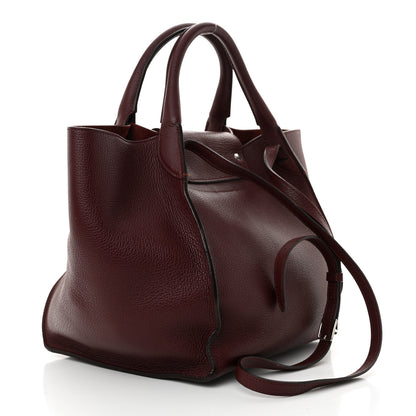 Celine Supple Grained Calfskin Small Big Bag Wine 3 of 13