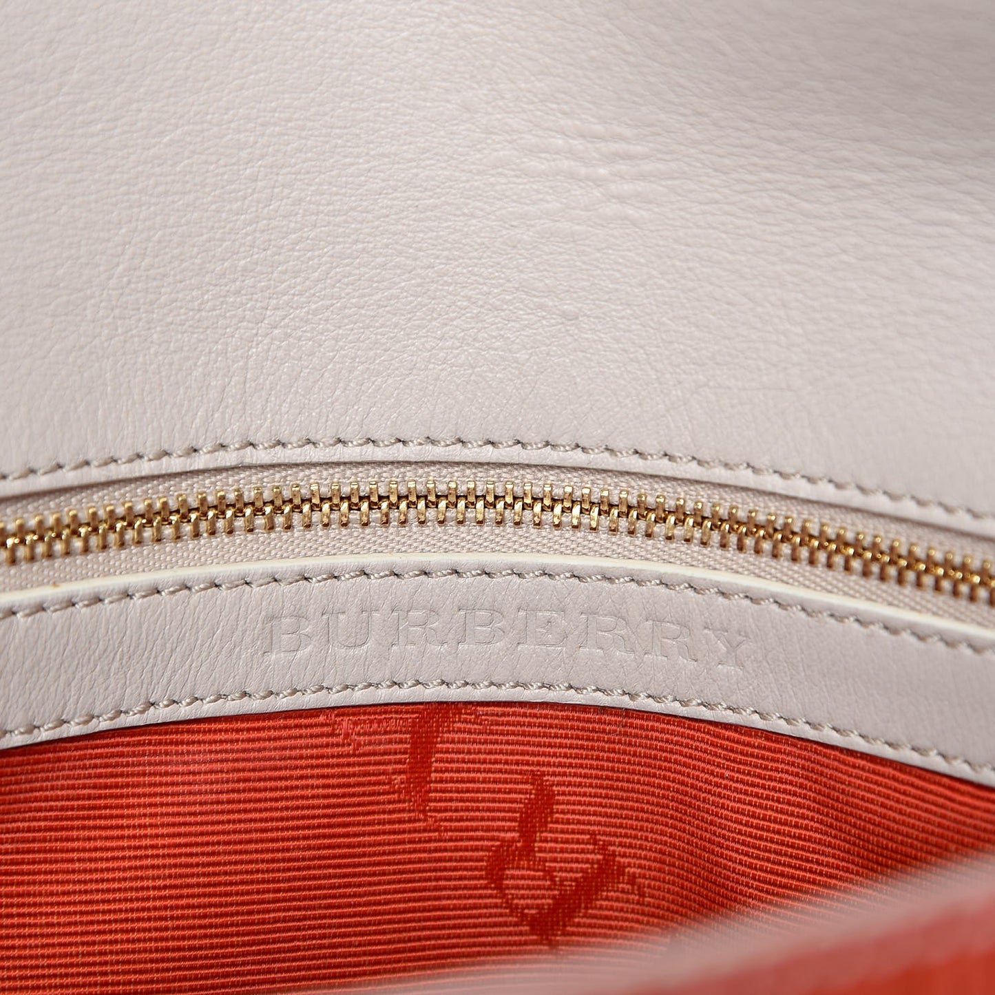 Signature Grain Medium Mildenhall Crossbody Bag Orange