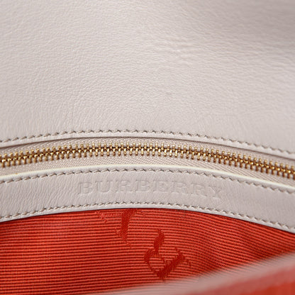 Burberry Signature Grain Medium Mildenhall Crossbody Bag Orange 6 of 12