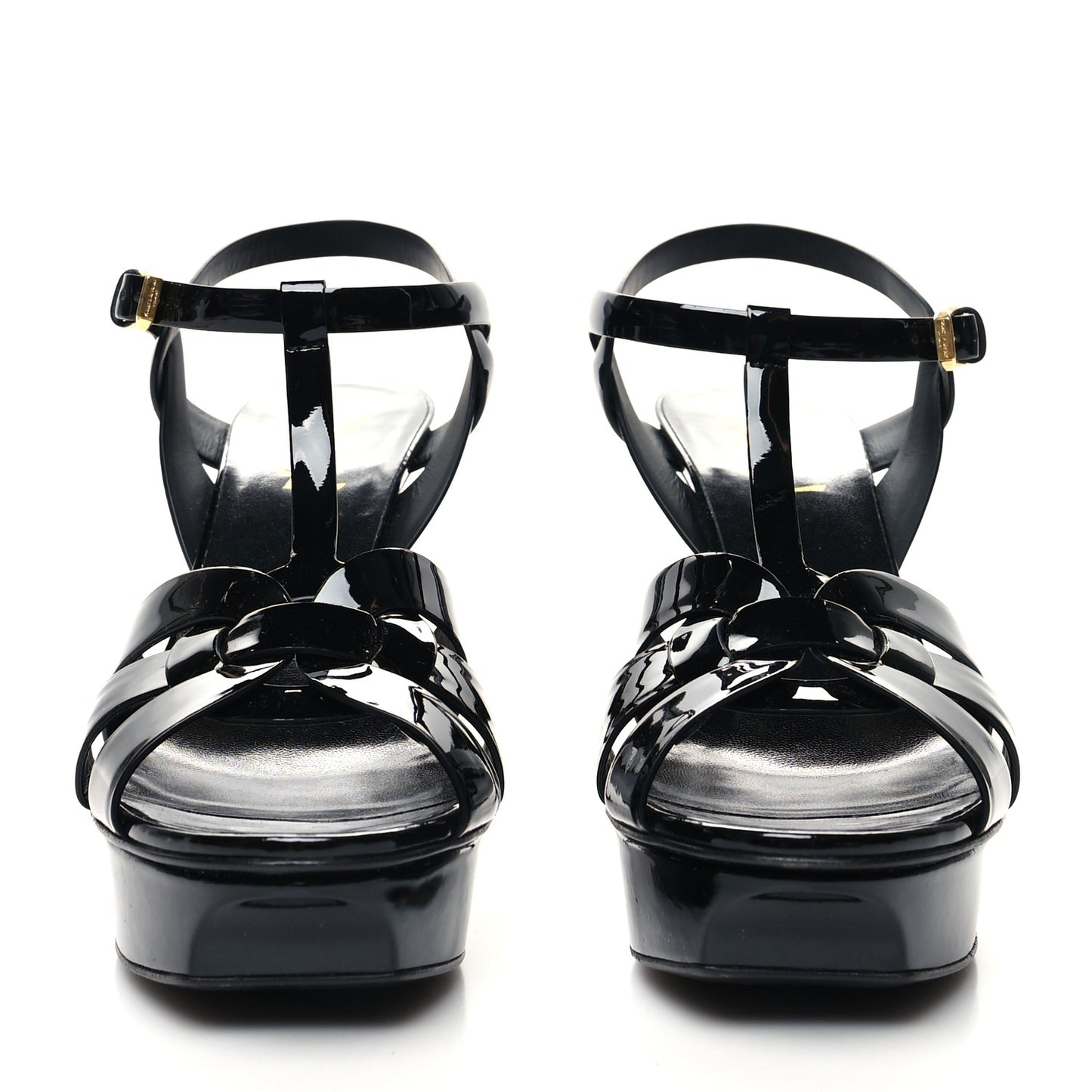 Patent Tribute 75 Platform Sandals 40.5 Black