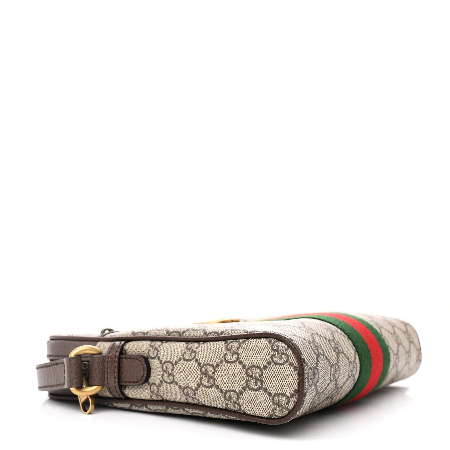 Gucci GG Supreme Monogram Web Small Ophidia Messenger Bag Brown 4 of 10