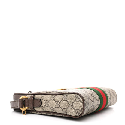 Gucci GG Supreme Monogram Web Small Ophidia Messenger Bag Brown 4 of 10