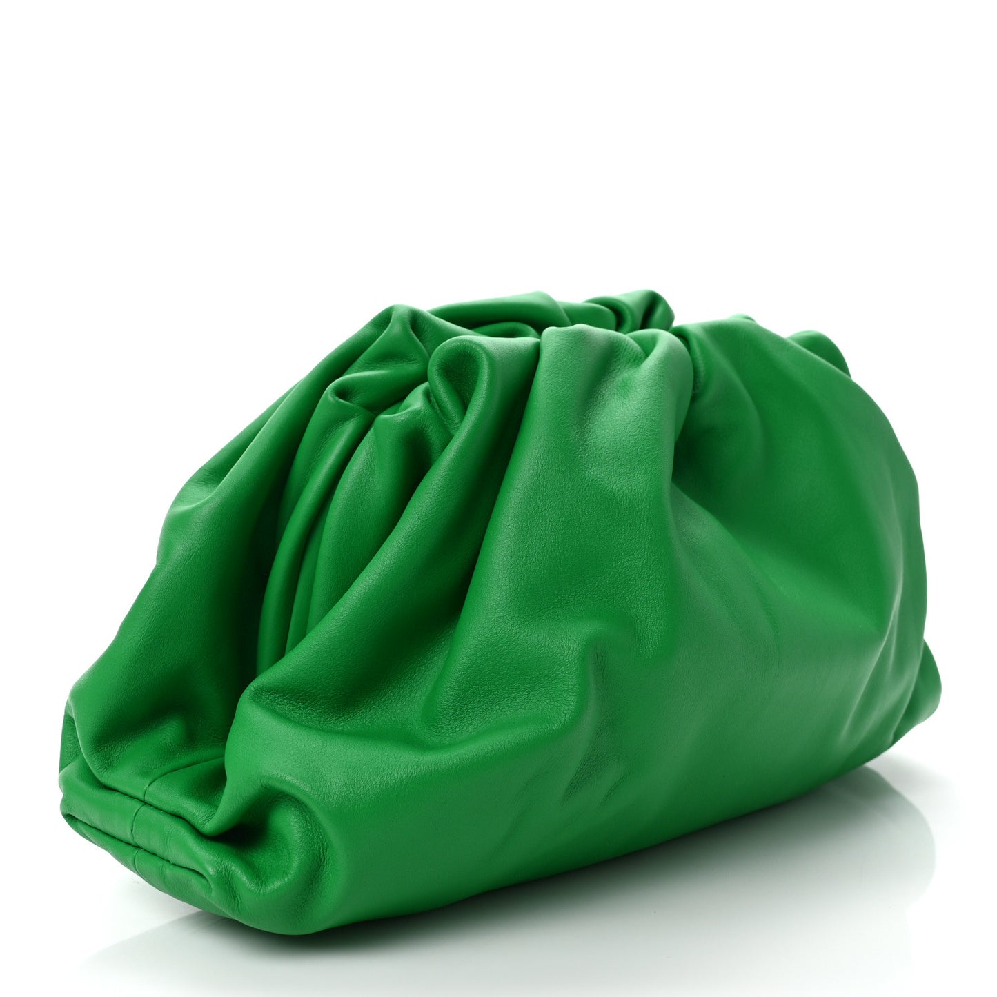 Smooth Butter Calf The Pouch Oversized Clutch Parakeet