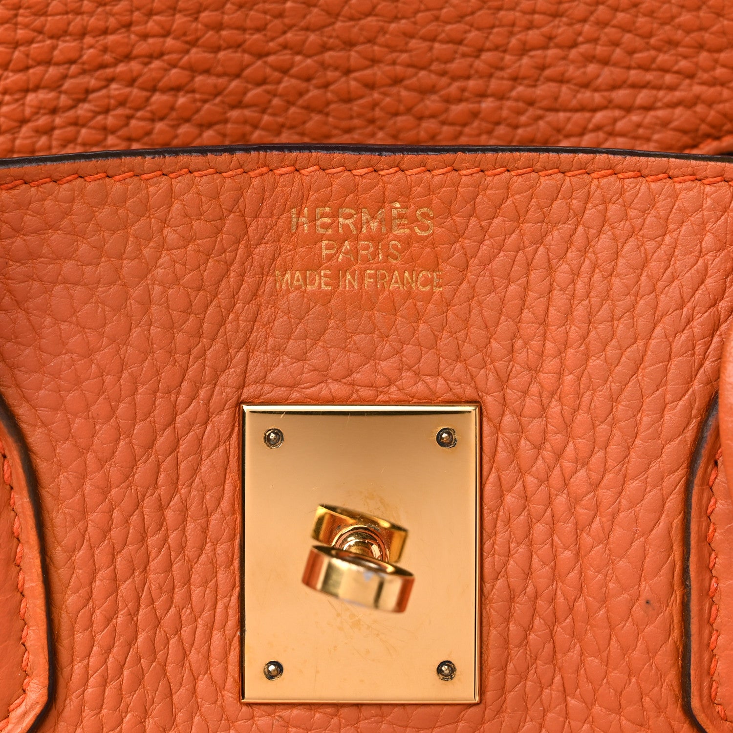 Hermes Taurillon Clemence Birkin 35 Potiron 5 of 15