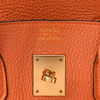 Hermes Taurillon Clemence Birkin 35 Potiron 5 of 15