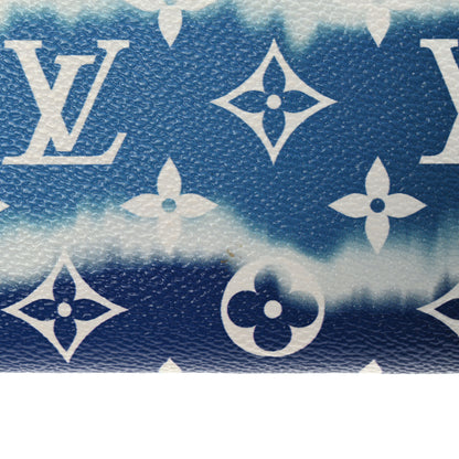 Louis Vuitton Monogram Escale Zippy Wallet Blue 8 of 12