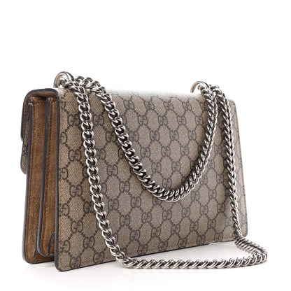 Gucci GG Supreme Monogram Small Dionysus Shoulder Bag Taupe 3 of 9