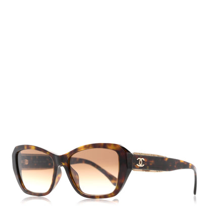 Chanel Acetate CC Sunglasses 5516-A Tortoise 1 of 10