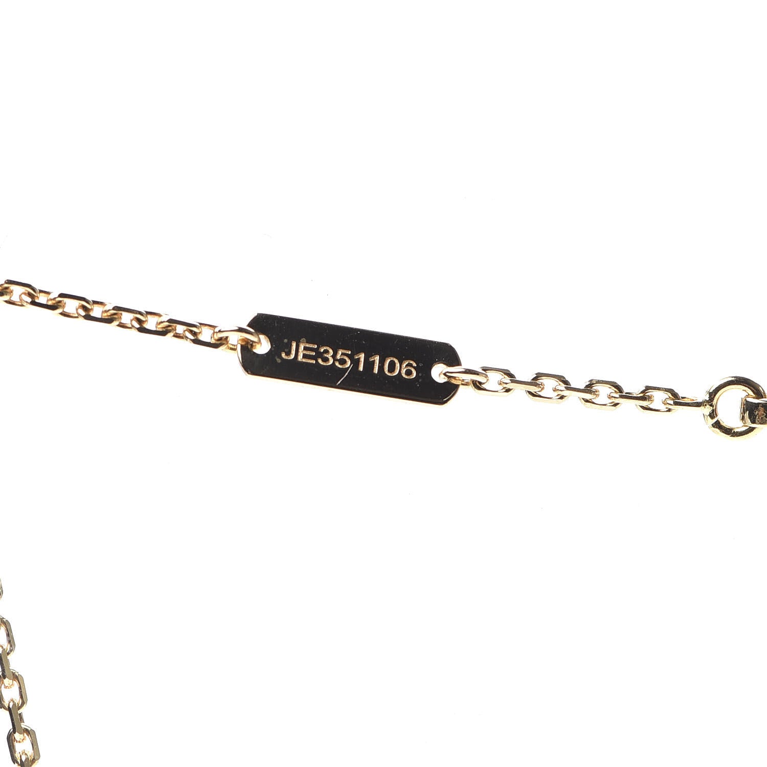 Van Cleef & Arpels 18K Yellow Gold Black Onyx Vintage Alhambra Pendant Necklace 4 of 6