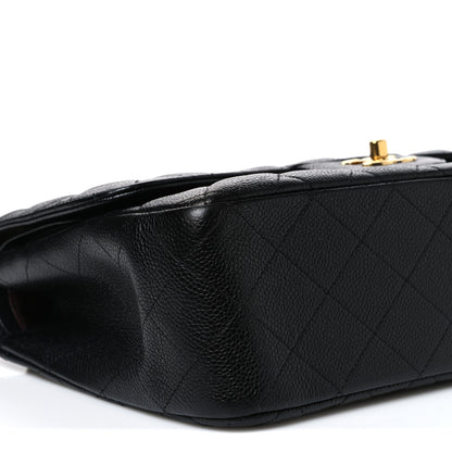 Chanel Caviar Quilted Jumbo Double Flap Black 9 of 11