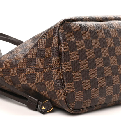 Louis Vuitton Damier Ebene Neo Neverfull MM Rose Ballerine 8 of 9