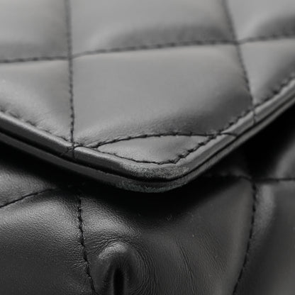 Balenciaga Nappa Calfskin Quilted Large Touch B Shoulder Bag Black 11 of 11