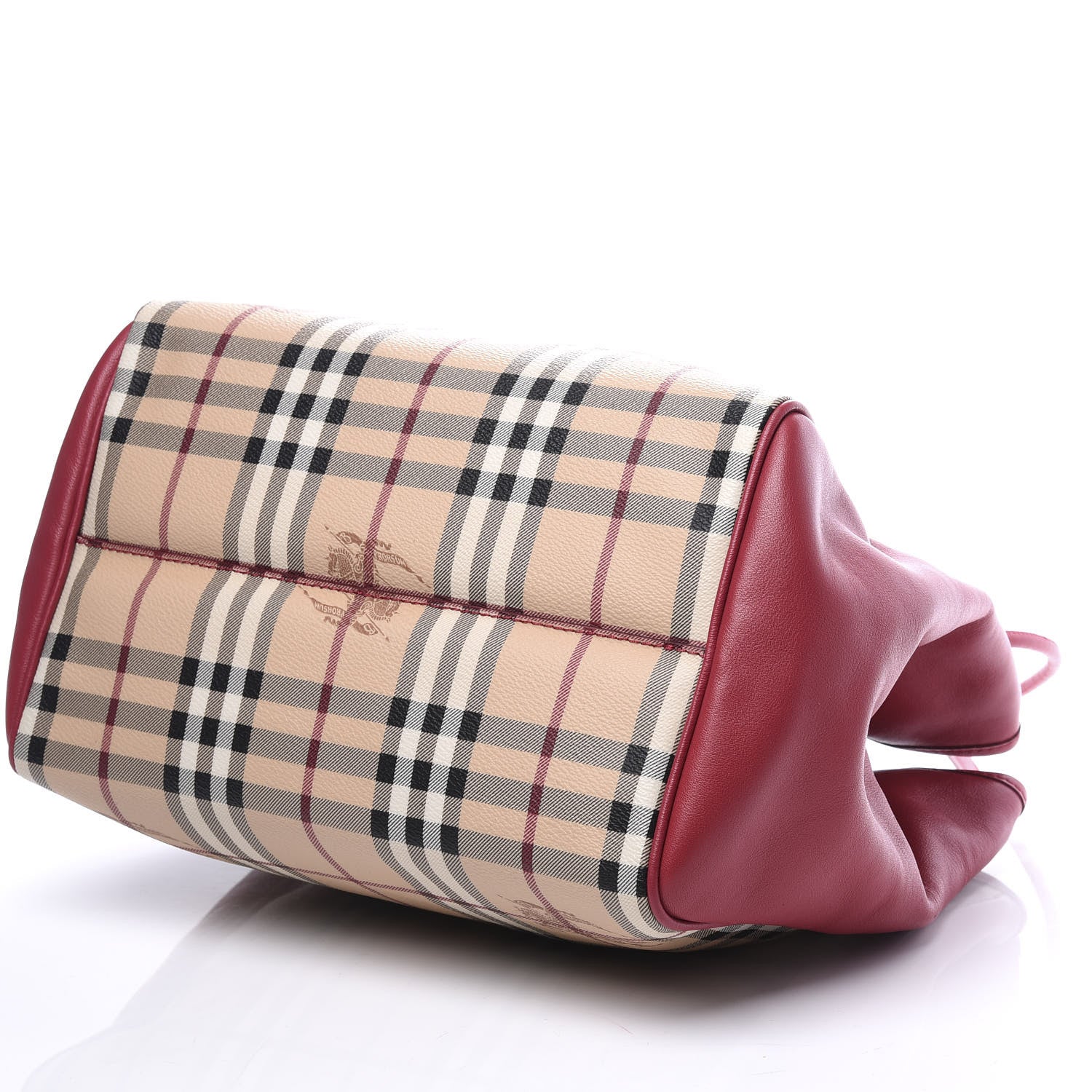 Burberry Haymarket Check Small Knots Canterbury Tote Pink 6 of 9