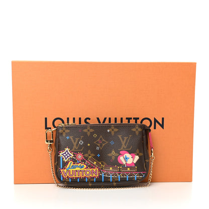 Louis Vuitton Monogram 2020 Christmas Animation Roller Coaster Mini Pochette Accessories Pivoine 8 of 8