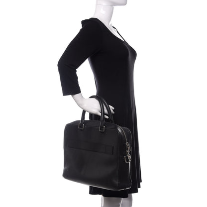 Louis Vuitton Epi Porte Document Business Briefcase Black 2 of 11