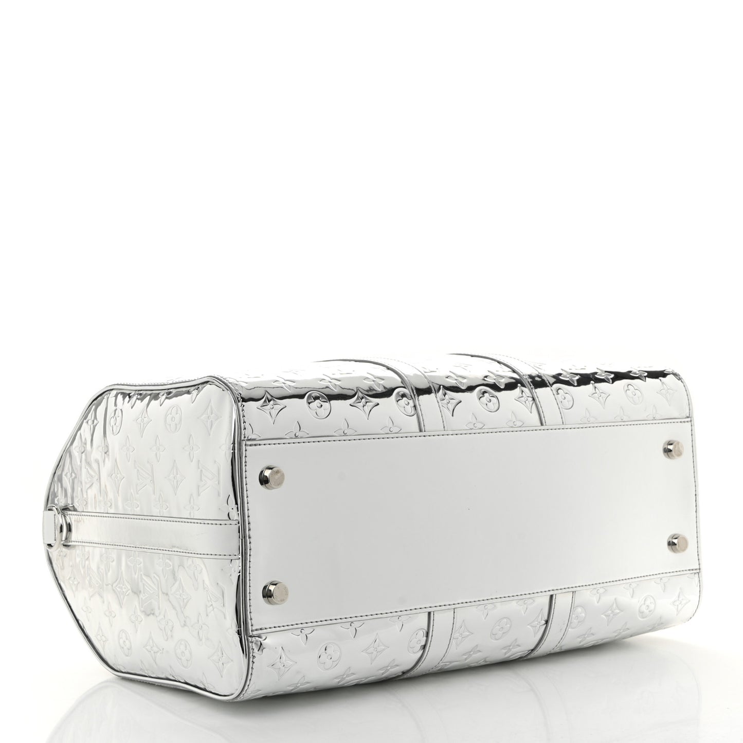 Monogram Mirror Keepall Bandouliere 45 Silver