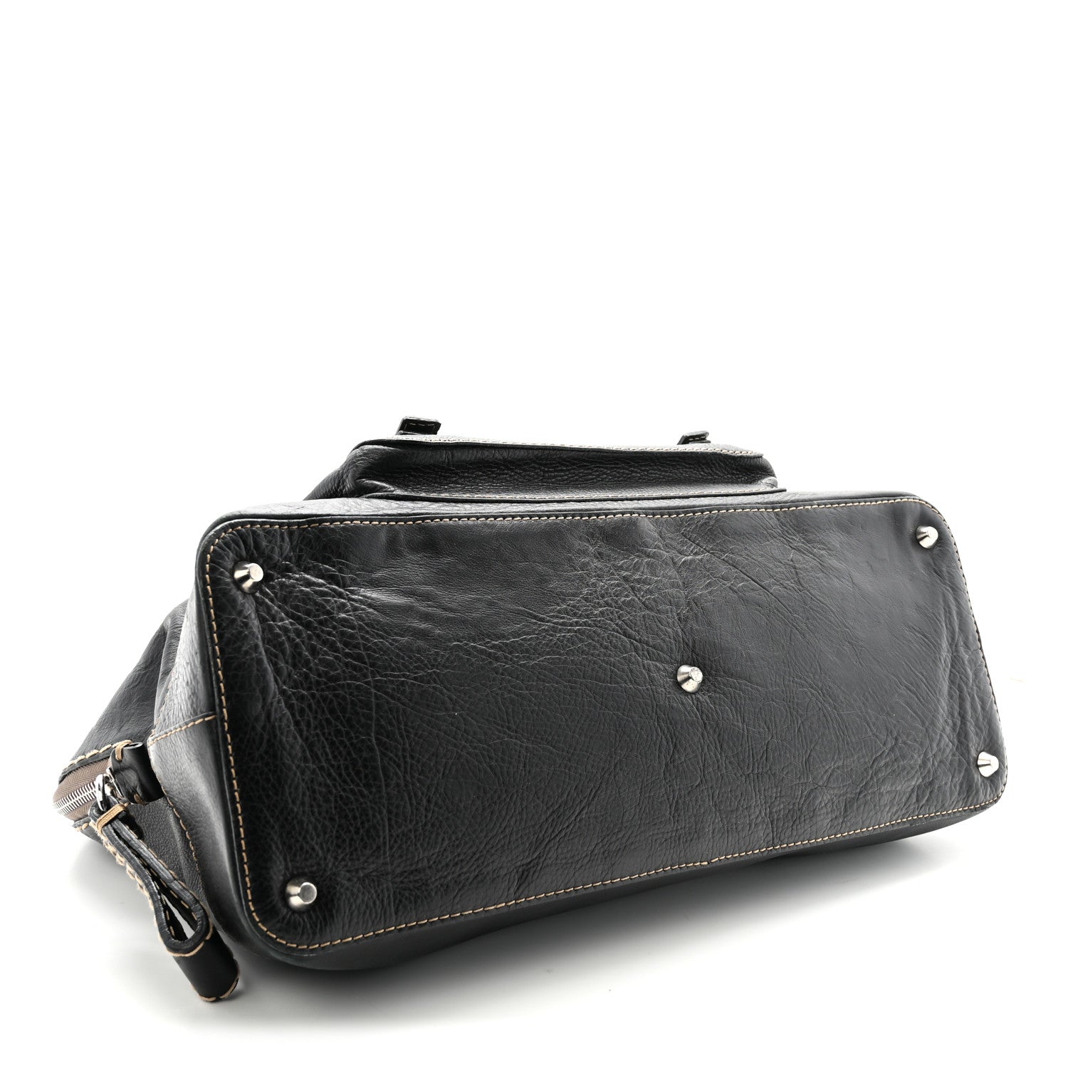 Chloe Calfskin Edith Dome Bowler Black 4 of 10