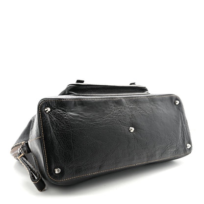Chloe Calfskin Edith Dome Bowler Black 4 of 10