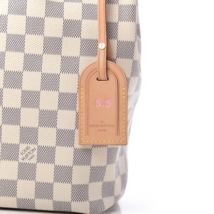Louis Vuitton Damier Azur Graceful PM Rose Ballerine 11 of 11