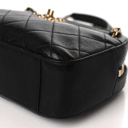 Chanel Goatskin Quilted Chanel 19 Camera Case Black 9 of 10