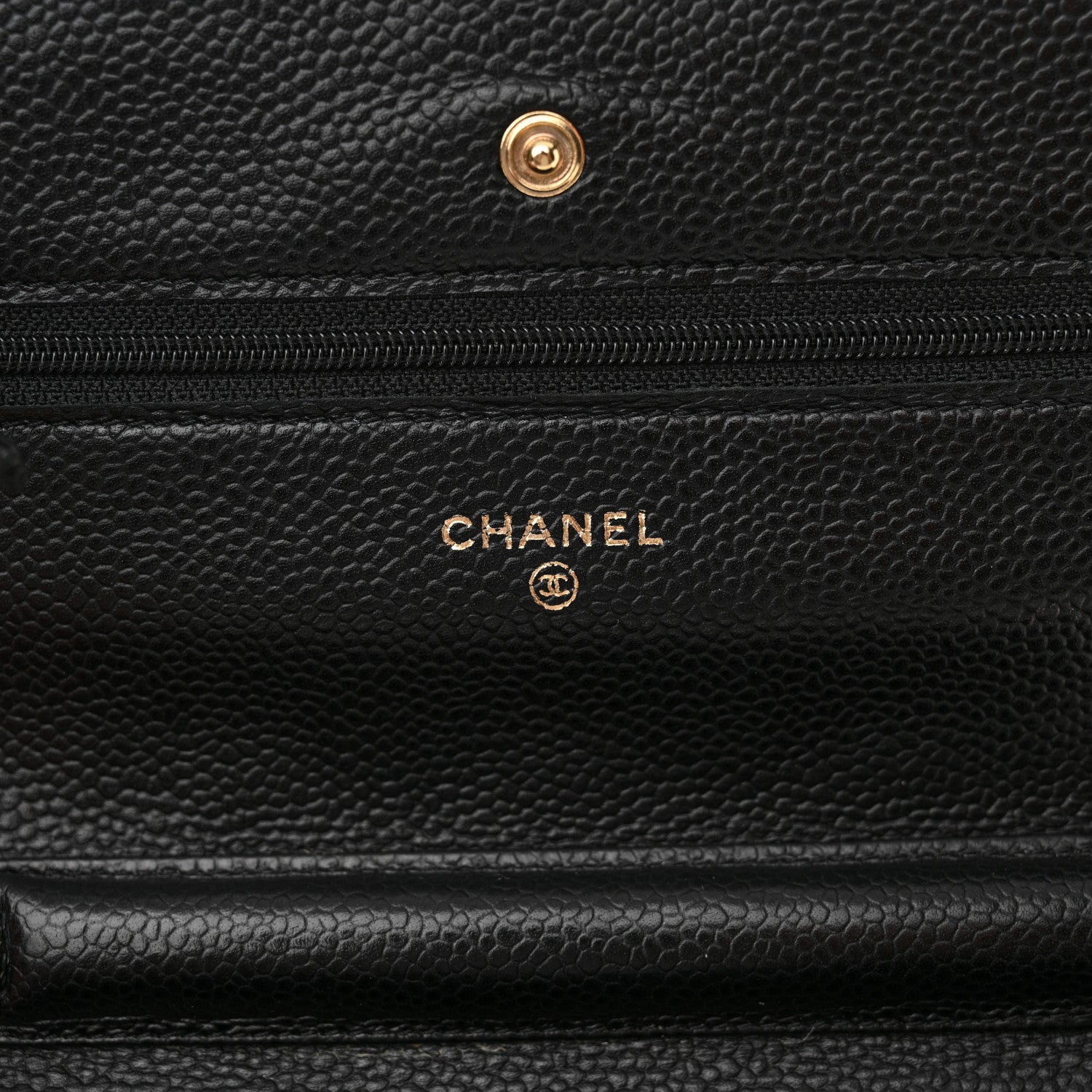Chanel Caviar Quilted Wallet on Chain WOC Black 6 of 14