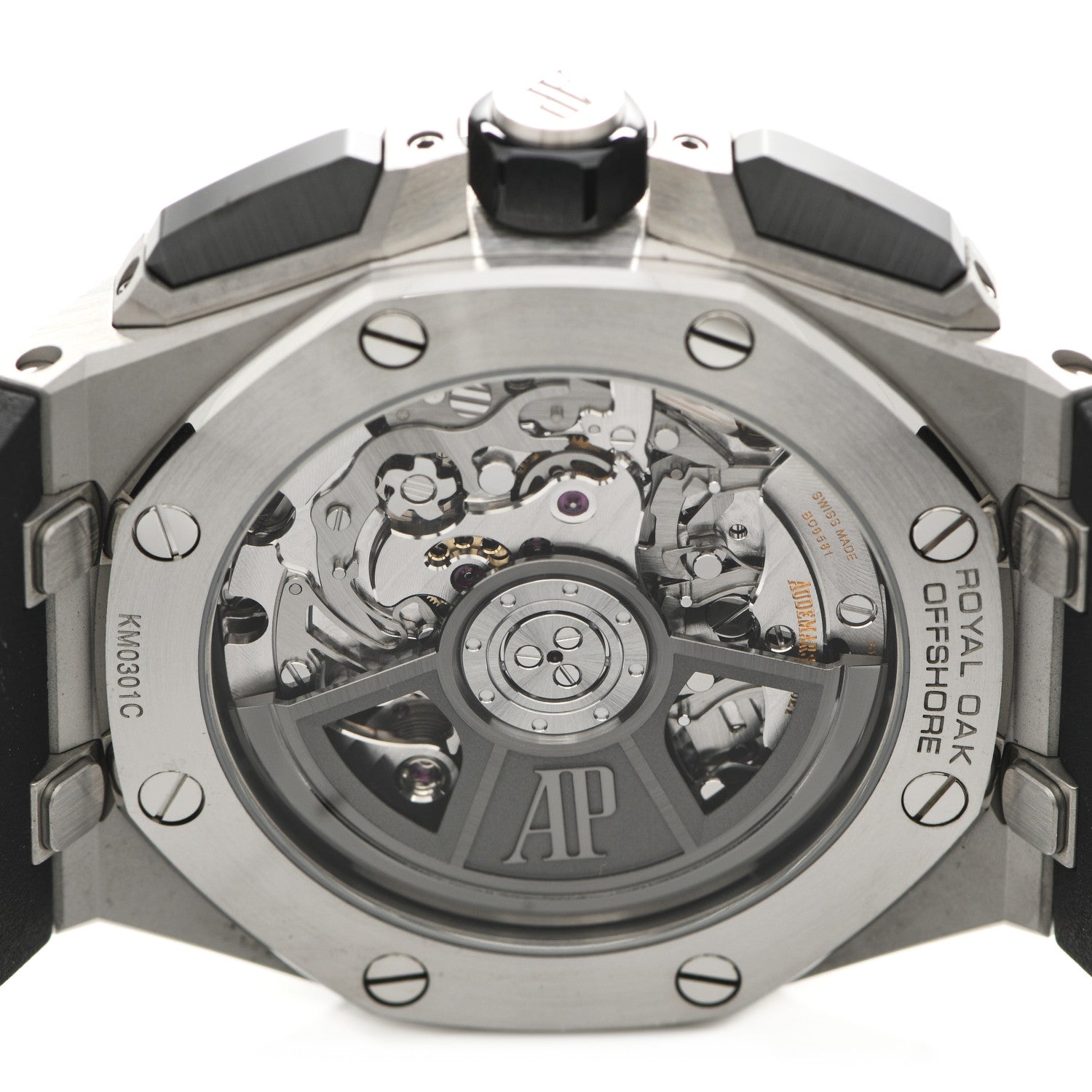 Audemars Piguet Stainless Steel Ceramic Rubber 43mm Royal Oak Offshore Chronograph Automatic Watch Black 26420SO.OO.A002CA.01 4 of 5