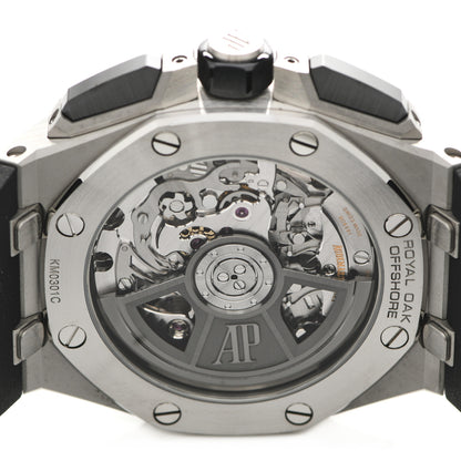 Audemars Piguet Stainless Steel Ceramic Rubber 43mm Royal Oak Offshore Chronograph Automatic Watch Black 26420SO.OO.A002CA.01 4 of 5