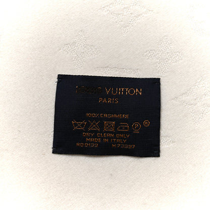 Louis Vuitton Cashmere Monogram Nightfall Stole White 3 of 6