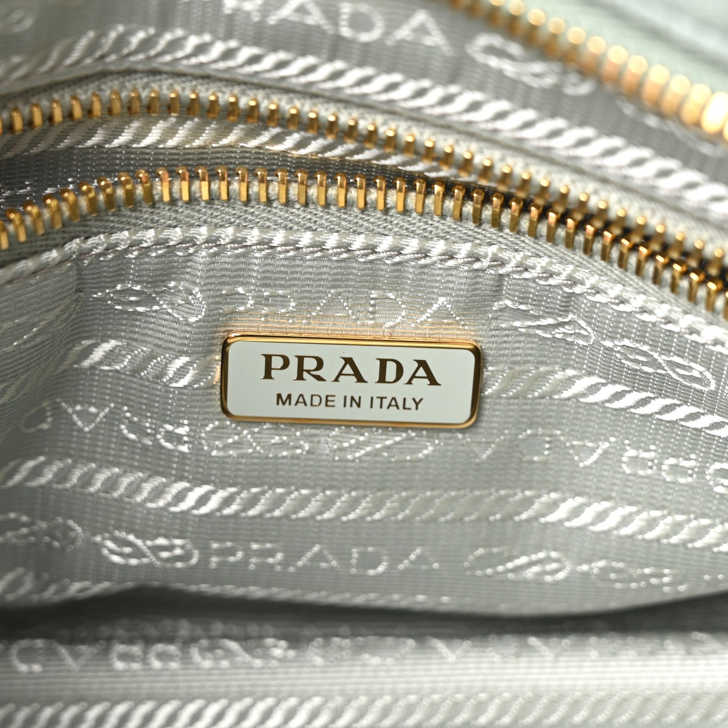 Prada Scamosciato Triangle Small Bonnie Shoulder Bag Salvia 6 of 9
