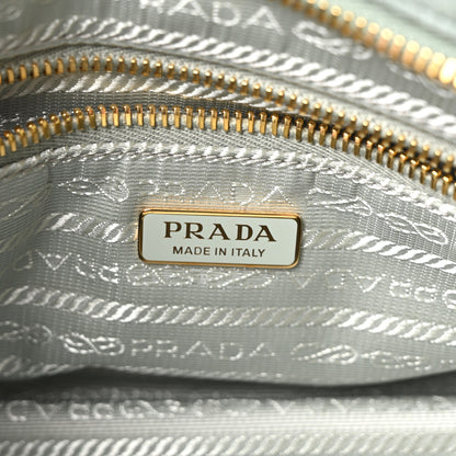 Prada Scamosciato Triangle Small Bonnie Shoulder Bag Salvia 6 of 9